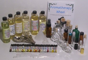Aromatherapy kit for the professional has everything you need Essential oils, Carriers, booklet and recipe form also has refill packs to keep your kit ready to use any time. 